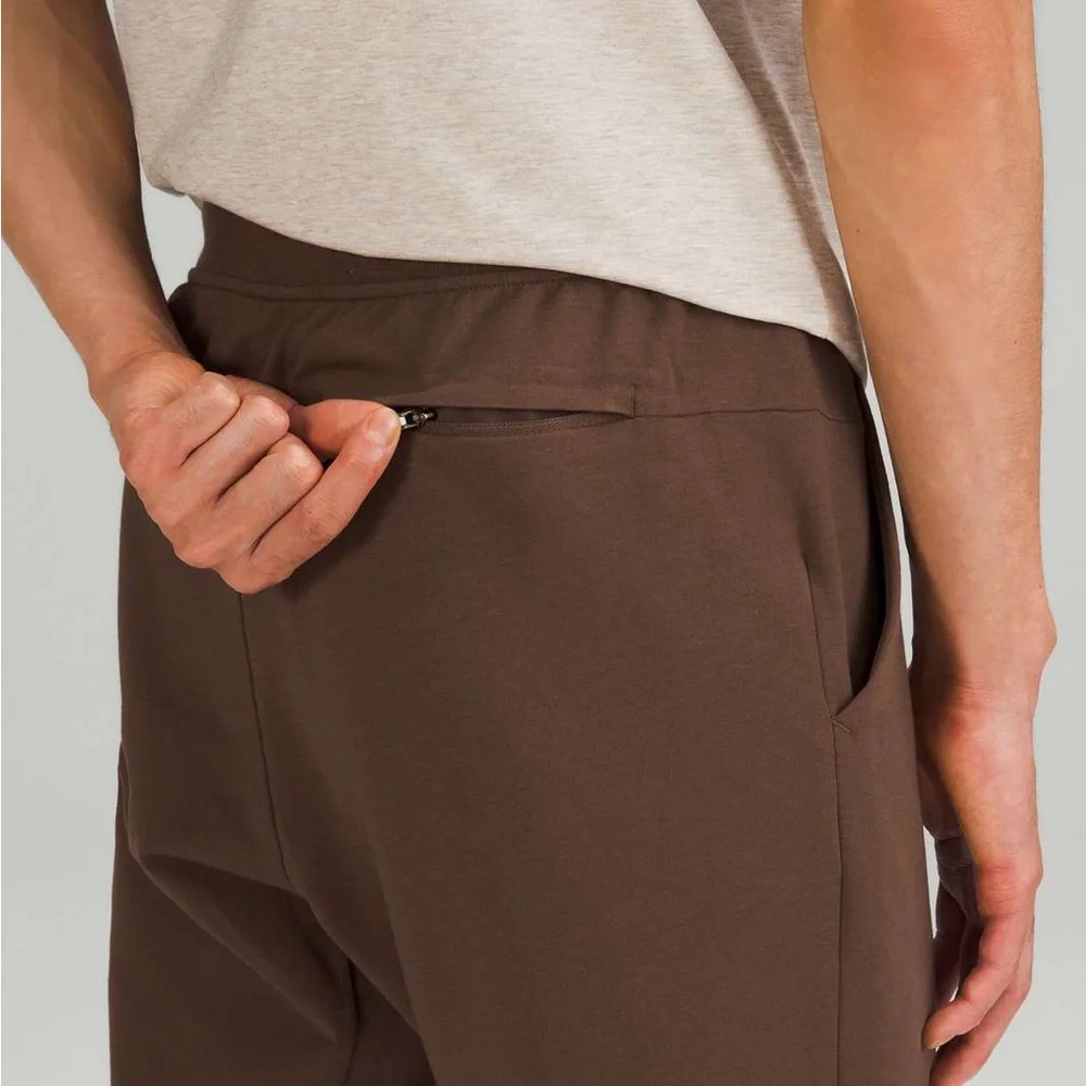 Lululemon Mens City Sweat Jogger Stretch French Terry Dark Mocha Pant size L